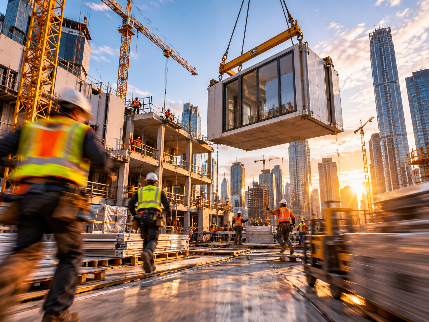 Fast modular construction activity