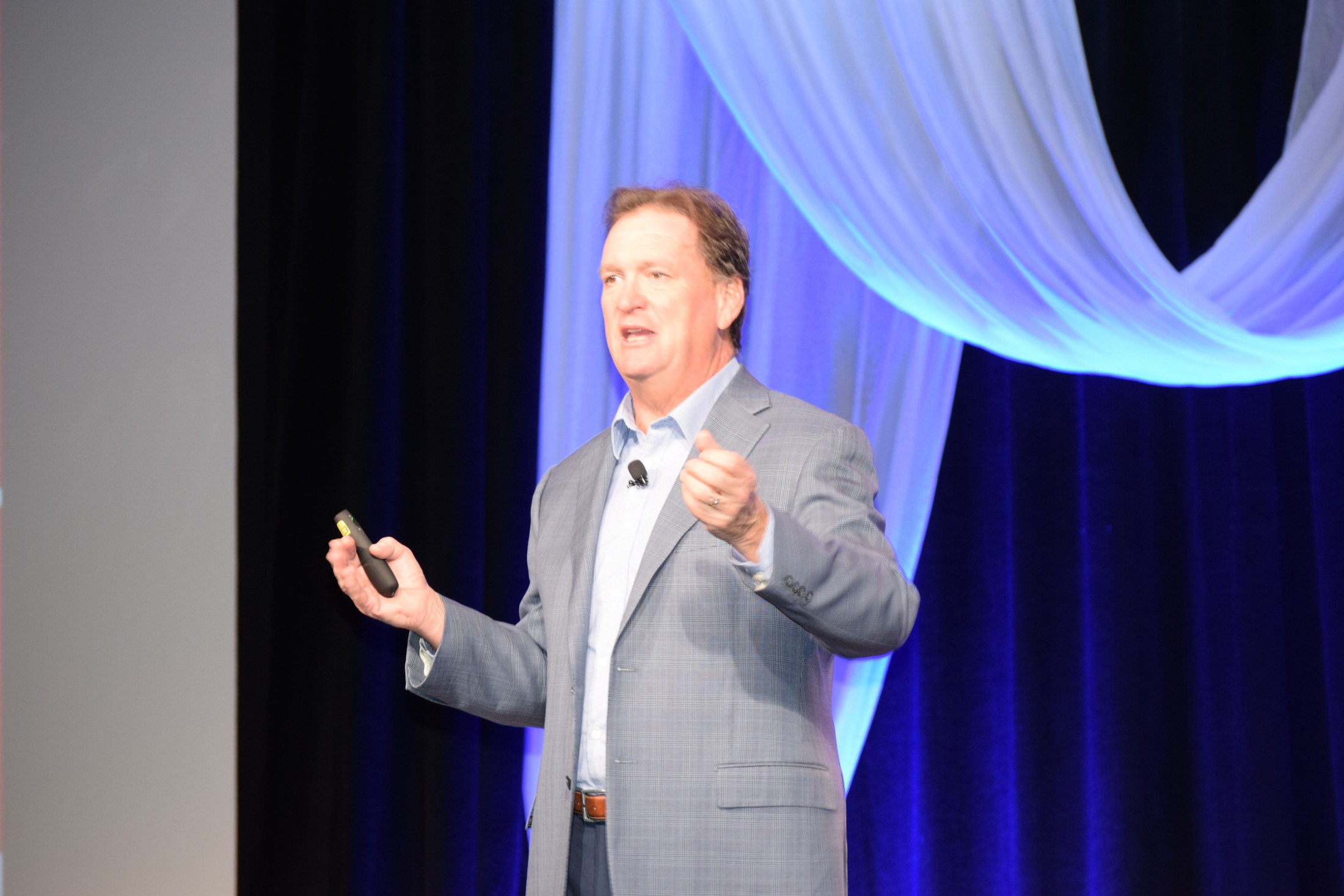 Jim Carroll at concrete industry opening session