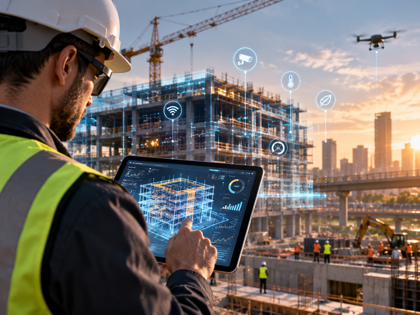 Augmented reality and AI construction insight