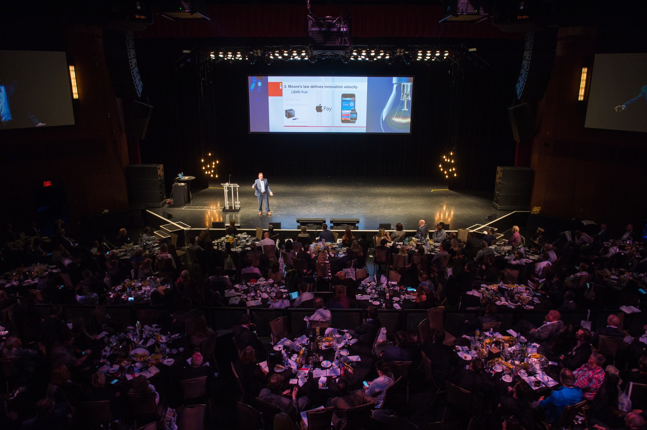 Jim Carroll speaking to an executive audience