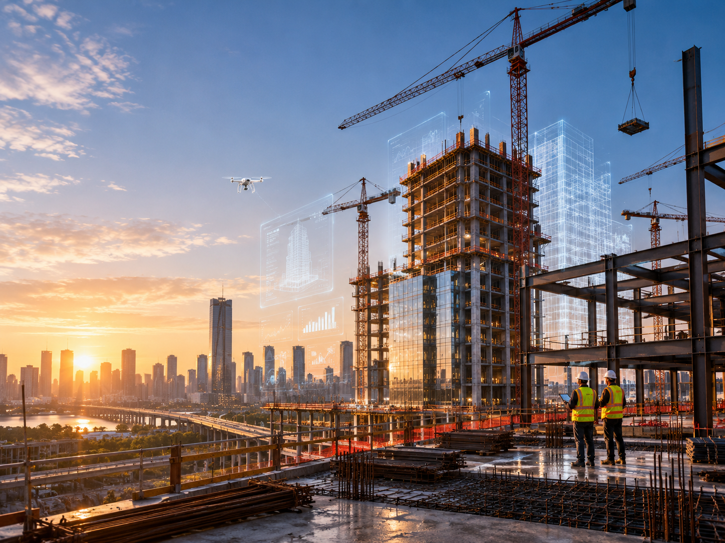 Smart building and connected construction technology
